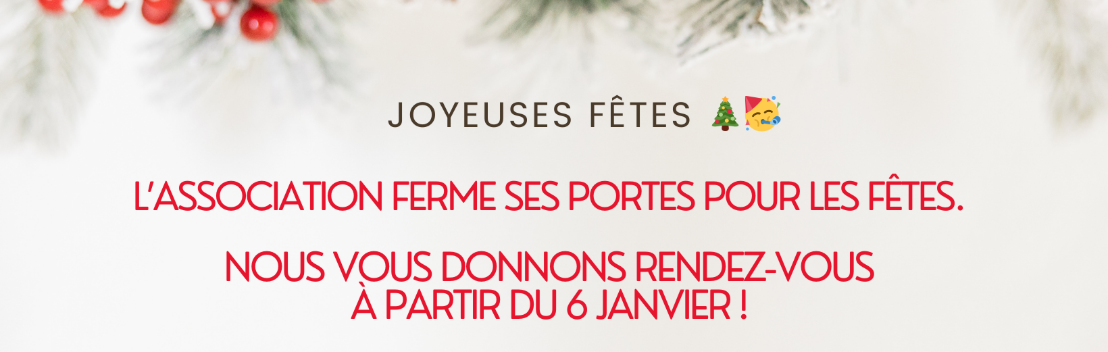 Bonnes fêtes de fin d'année ! 