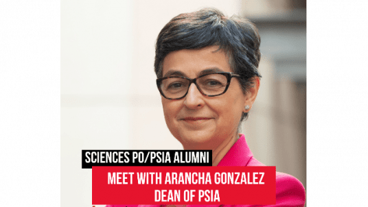 Meet with Arancha González, Dean of PSIA in Stockholm