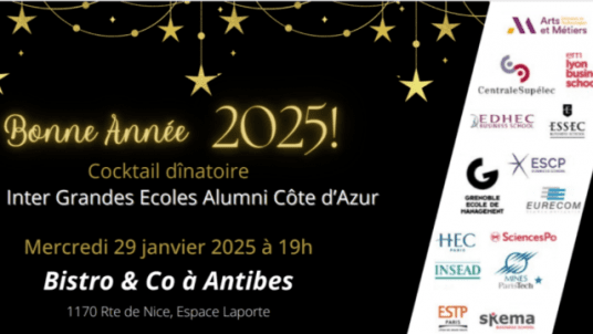 Cocktail Dînatoire de Bonne Année à Antibes !