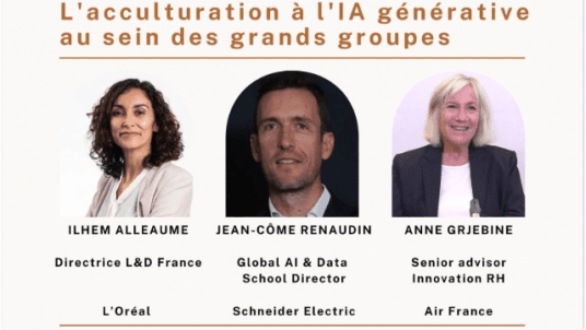 L'acculturation à l'IA générative au sein des grands groupes