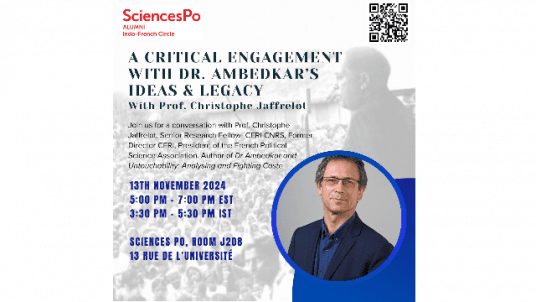 Discussion on "A Critical Engagement with Dr. Ambedkar’s Ideas & Legacy" with Prof. Christophe Jaffrelot