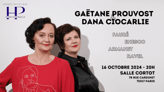 Récital – Gaëtane Prouvost & Dana Ciocarlie 