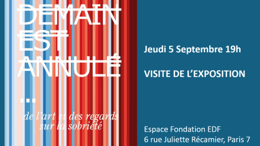 Visite de l'exposition DEMAIN EST ANNULÉ