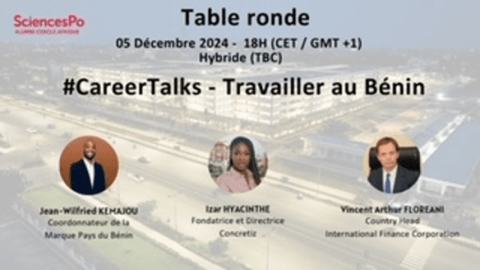 Table ronde : Opportunités professionnelles au Bénin