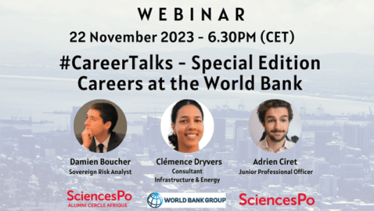 Career Talks - Special edition careers in the World bank