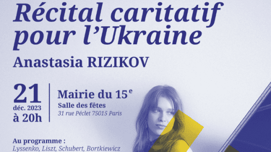 Récital de piano caritatif pour l’Ukraine 