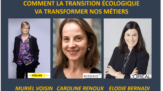 Transition écologique et transformation des métiers
