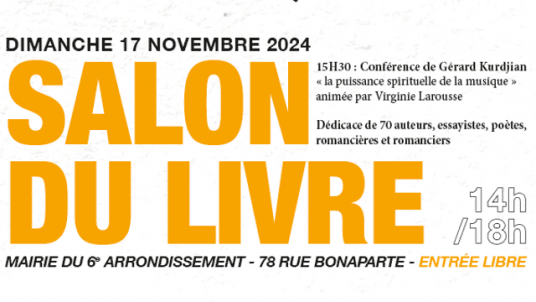 Salon du livre "Ecritures et Spiritualités" à la Mairie du VIe arrondissement