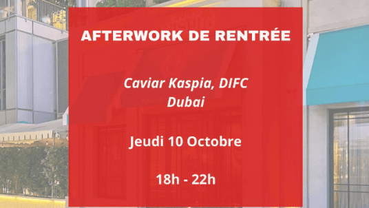 Afterwork de rentrée de la section Émirats Arabes Unis